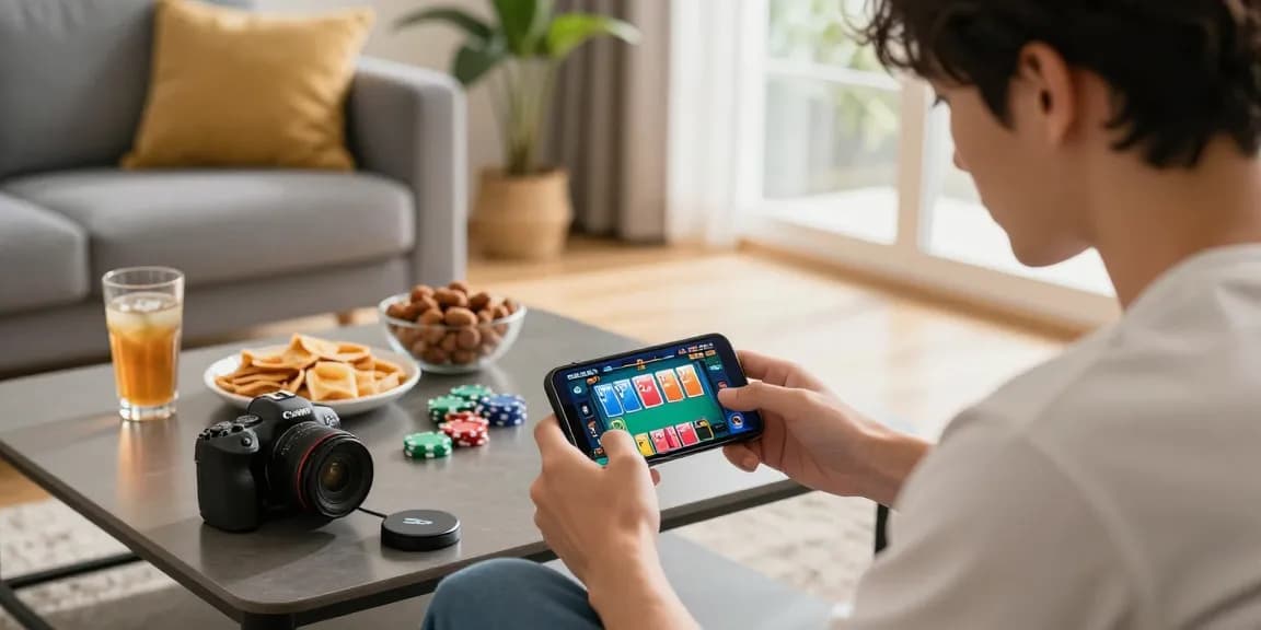 Join now and play Teen Patti Boss in a cozy living room setting, showcasing an engaging gaming experience.