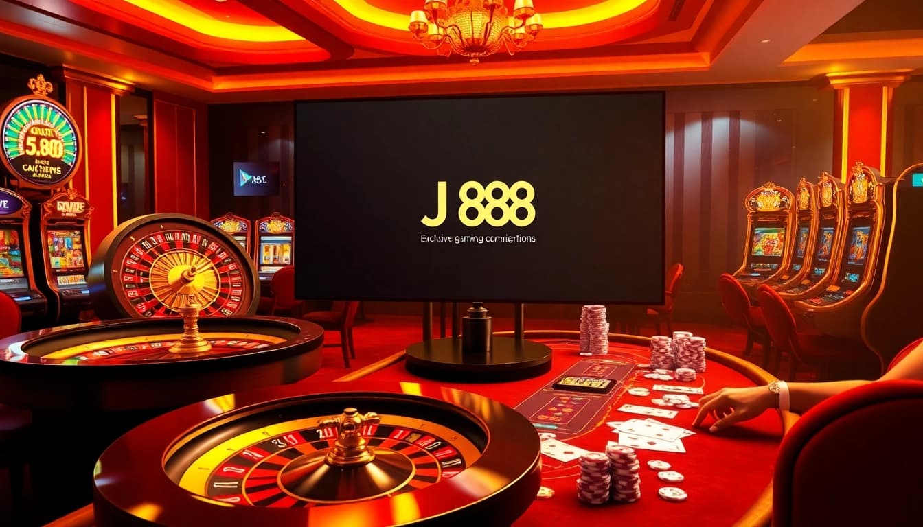 Experience the excitement of J 88 with engaging casino games and vibrant visuals.