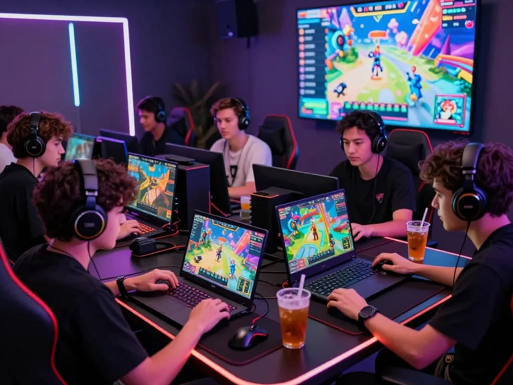 Exciting gameplay of Hitclub nổ hũ in a vibrant online gaming environment with diverse players engaged.