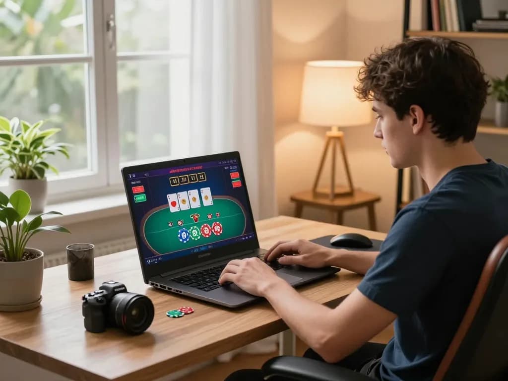 Engage with live dealer games at God55 while enjoying a comfortable gaming setup at home.