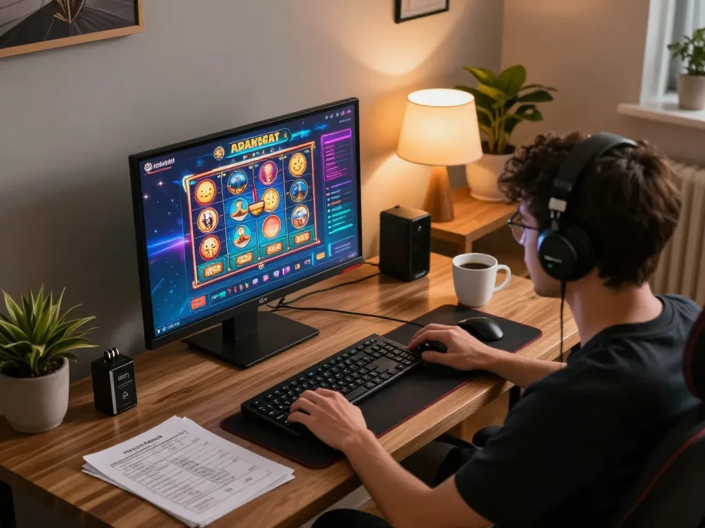 Pengalaman bermain yang menarik di Tempo123 Link dengan antarmuka yang cerah dan catatan strategi.