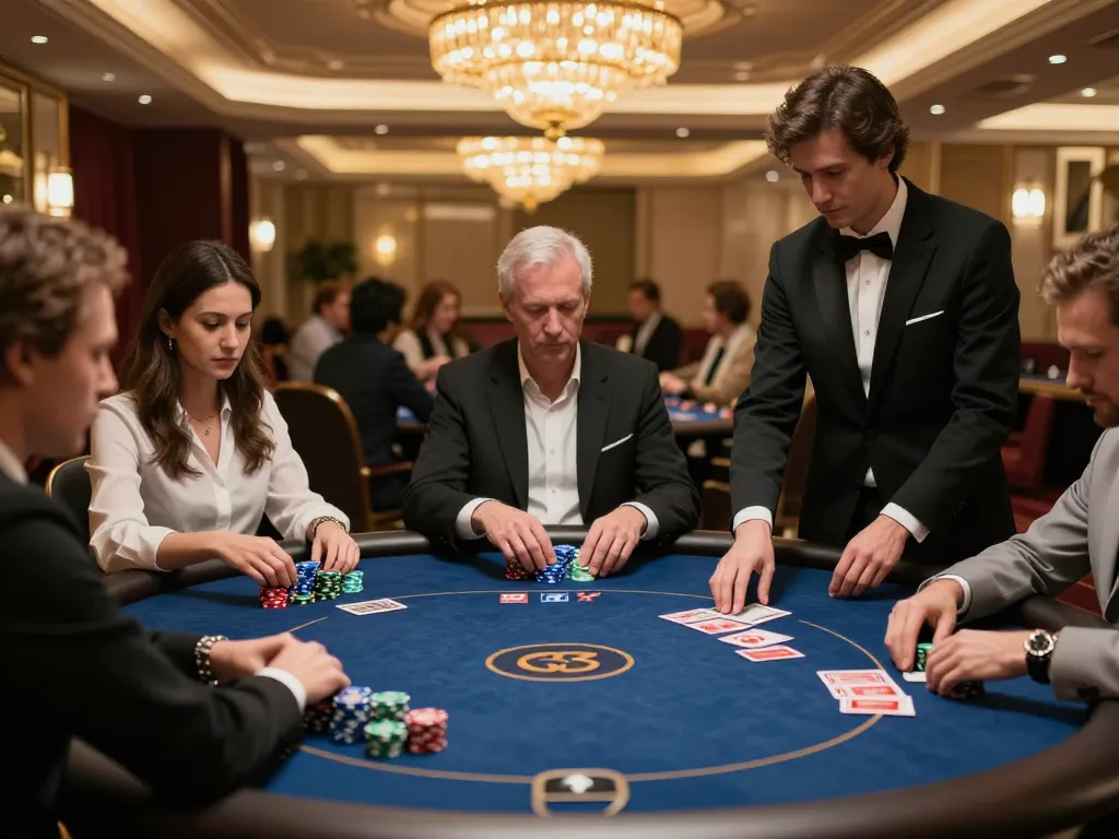 Players enjoying an exciting poker game in a luxurious VIP area at 123bmvp.