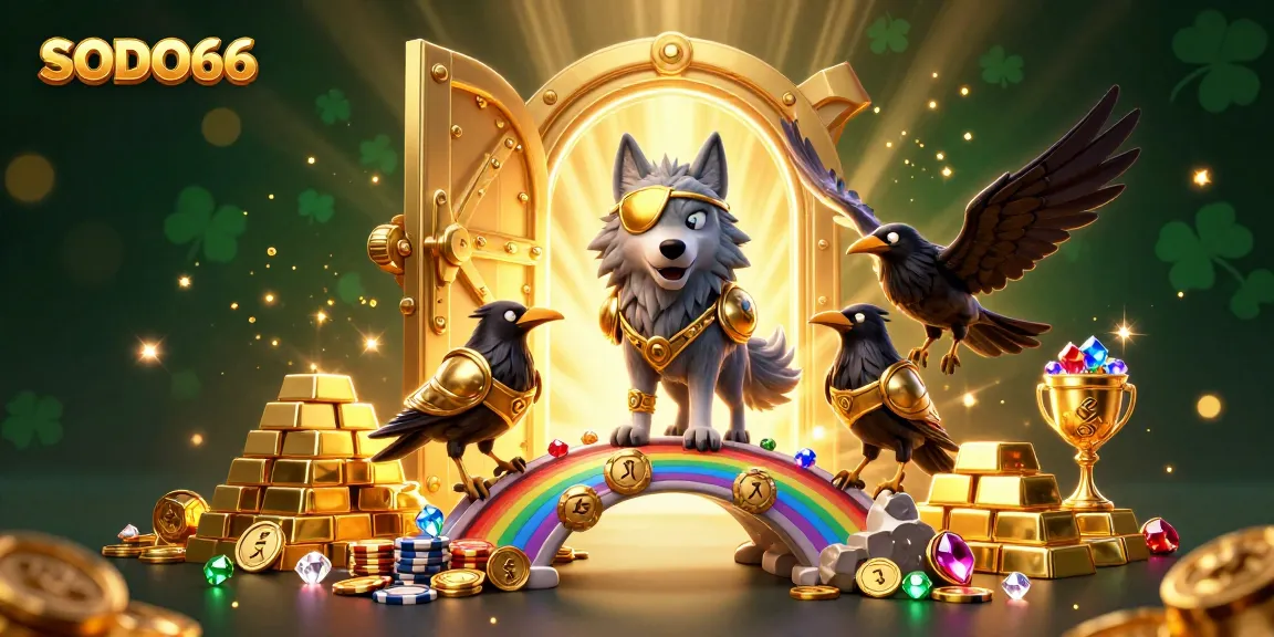 SODO66 players enjoy vibrant 3D casino adventures with Odin and treasures.