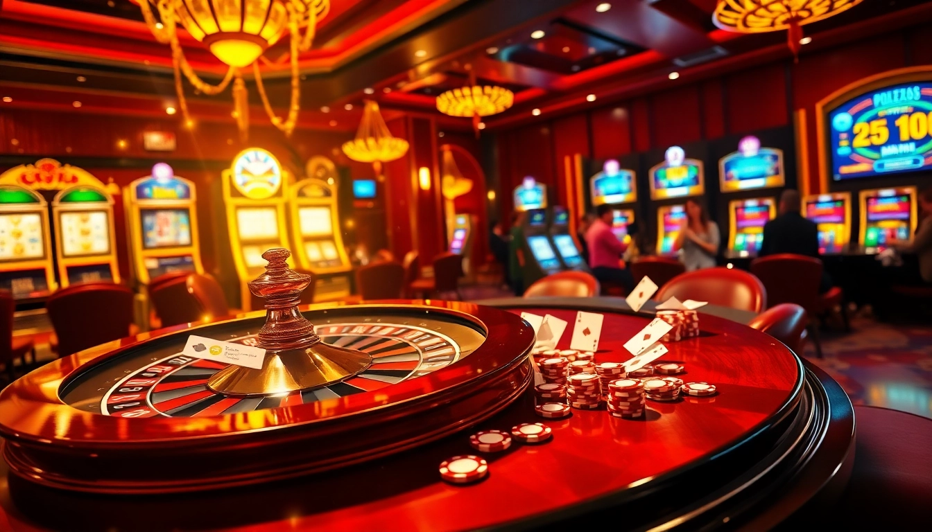 Kqxs winning moment captured with roulette wheel and colorful poker chips on a luxurious casino table.