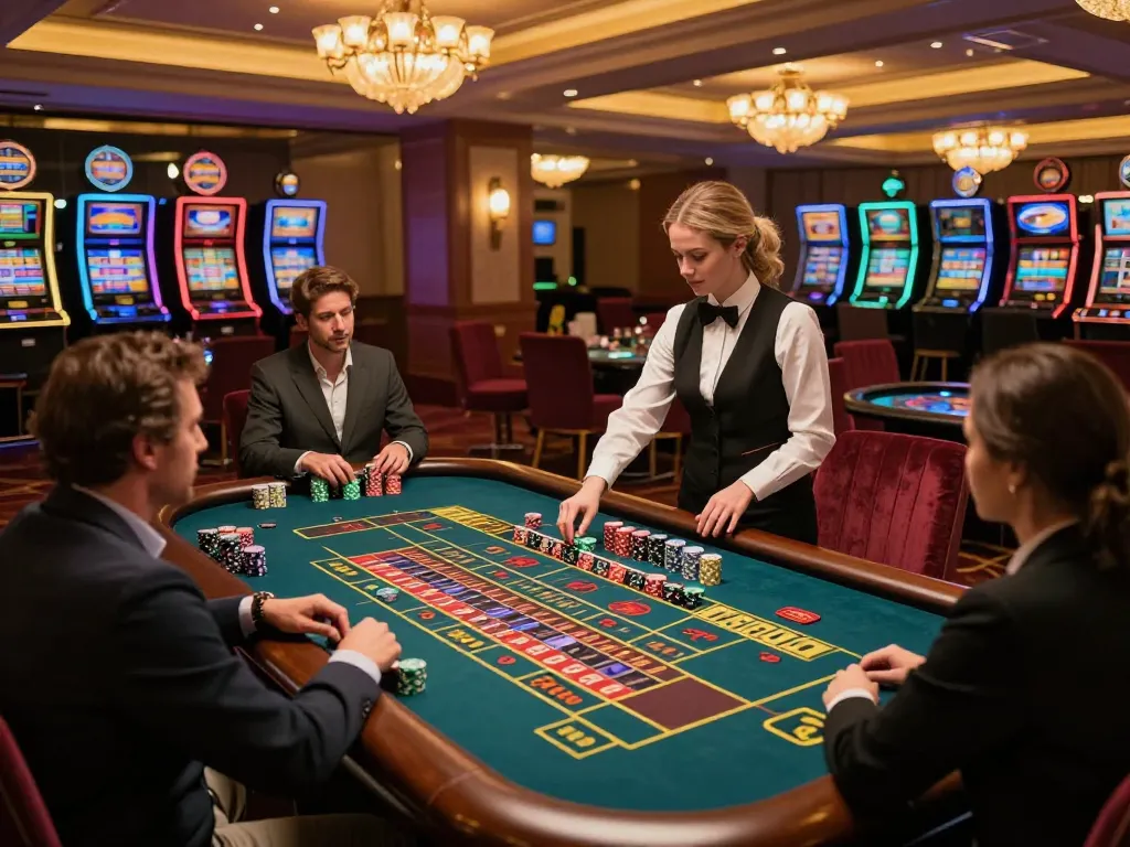 Players at a roulette table enjoying the thrill of tt88 com with excitement and elegant atmosphere.