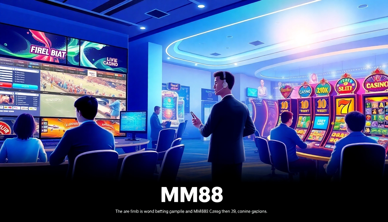 Experience the excitement of MM88 online casino with diverse games and vibrant atmosphere.