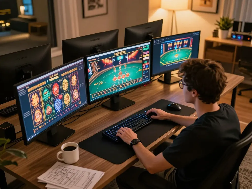 Engaging gaming experience on Trang Chủ O8 with a comprehensive online setup, showcasing dynamic casino games and strategic gameplay.