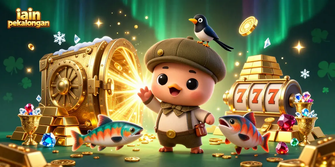 The engaging scene depicts iain pekalongan inspired casino gaming with characters and dynamic slot elements.