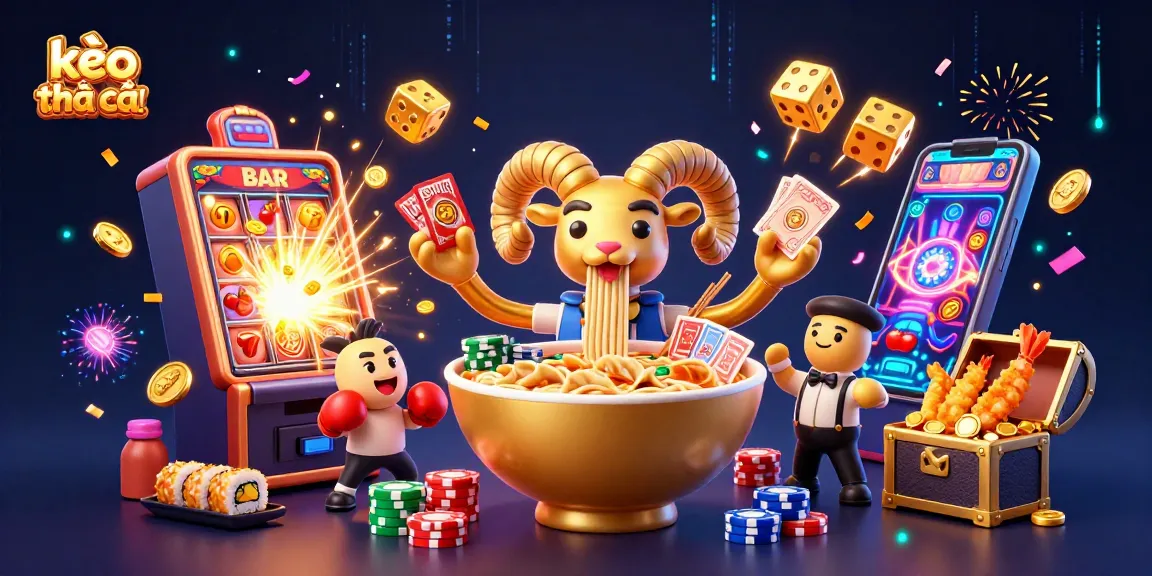 Play kèo nhà cái with dynamic characters and exciting casino elements in a vibrant 3D scene.