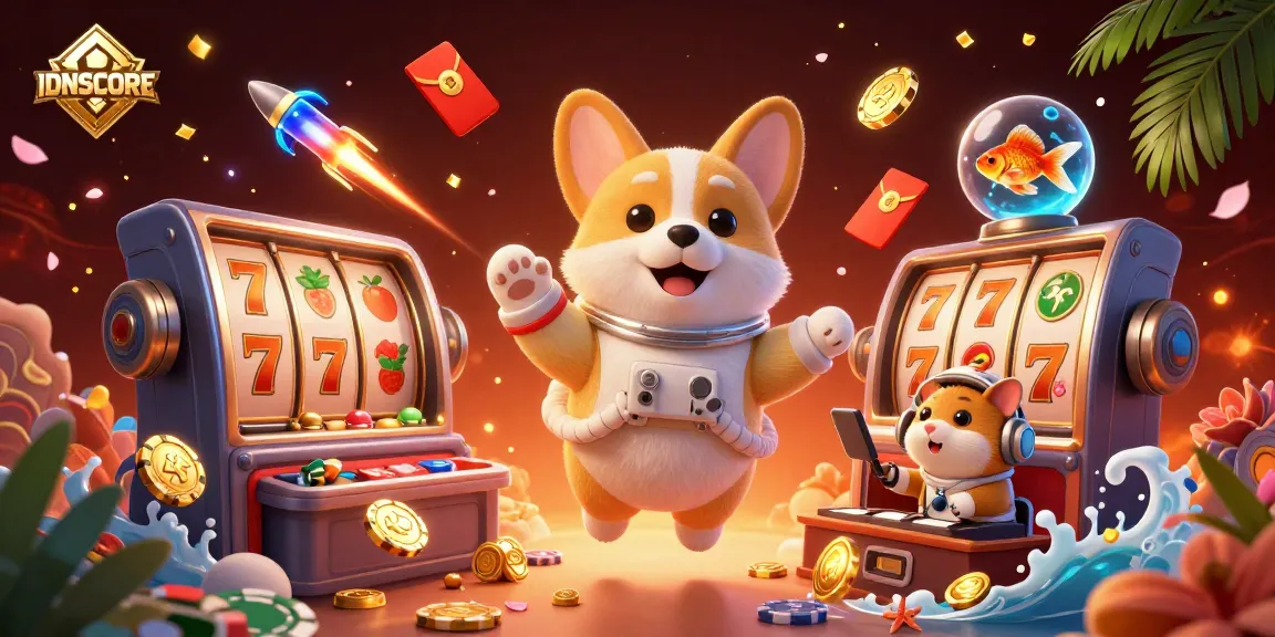 IDNSCORE captivates players with an exciting 3D casino scene featuring unique characters and engaging elements.