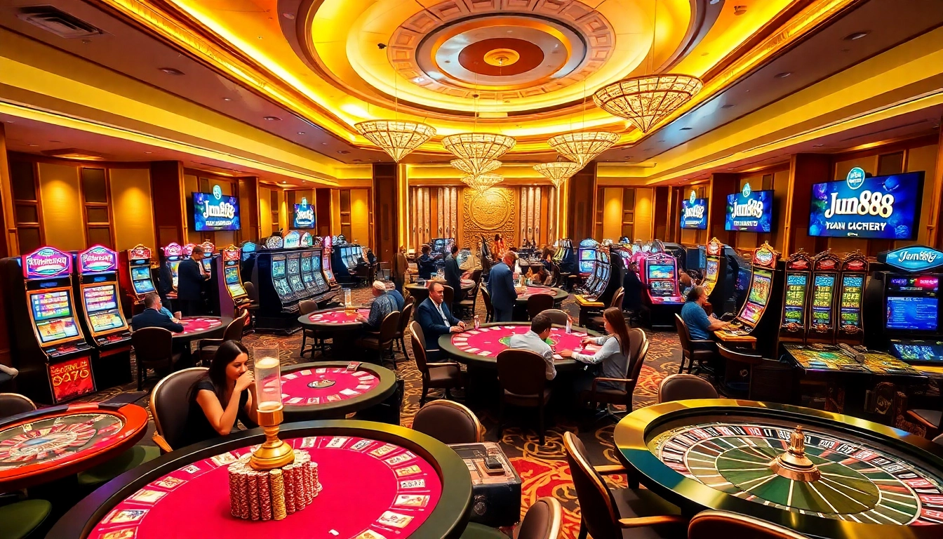 Experience the thrills of jun88 phiên bản with vibrant casino games and enthusiastic players.