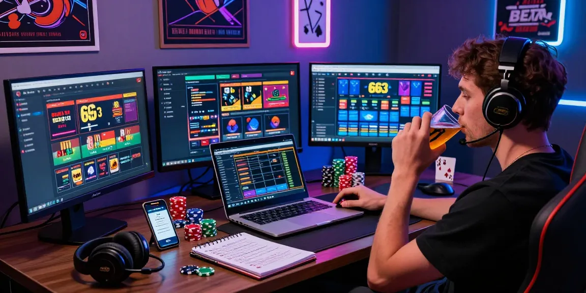 Engaging scene of a user on 663 bet platform amidst gaming excitement.