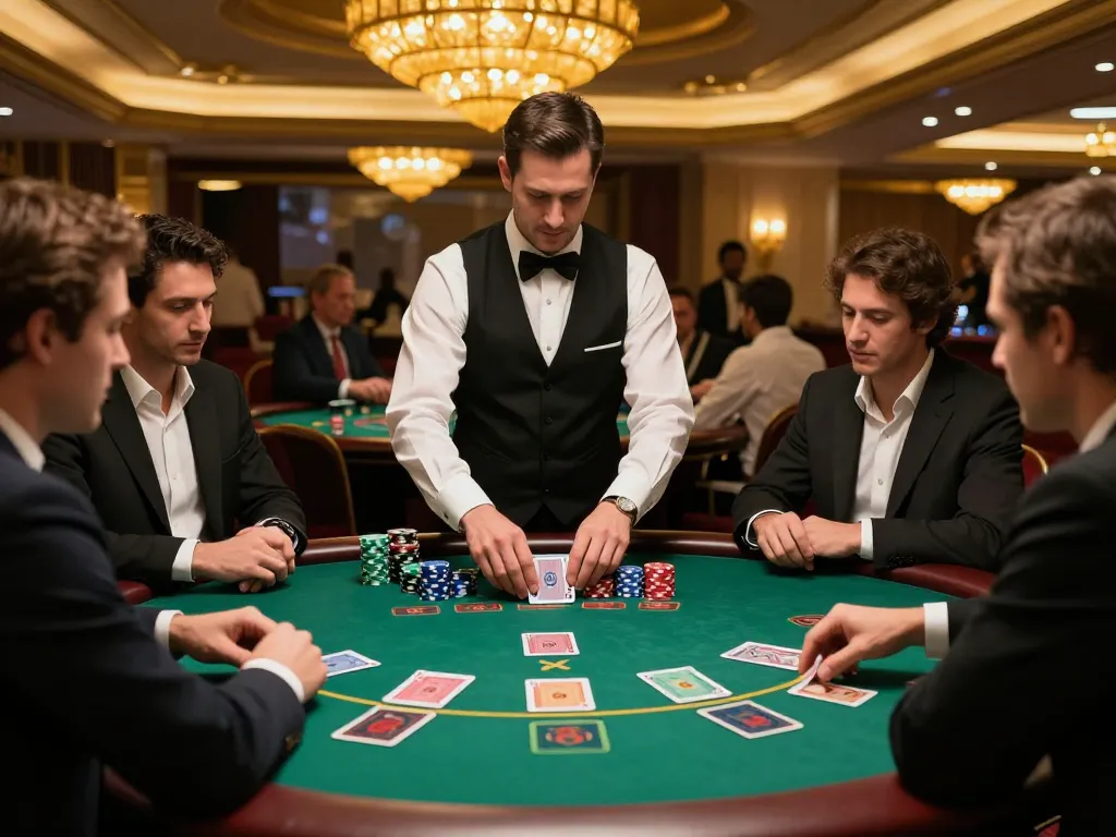Engaging blackjack table gameplay at a luxury casino showcasing Pragmati Play strategies and stakes.