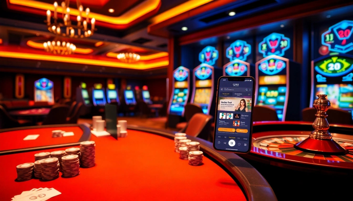 Experience thrilling online gaming at https://hitclub9.us.com/ with vibrant casino tables and slot machines.