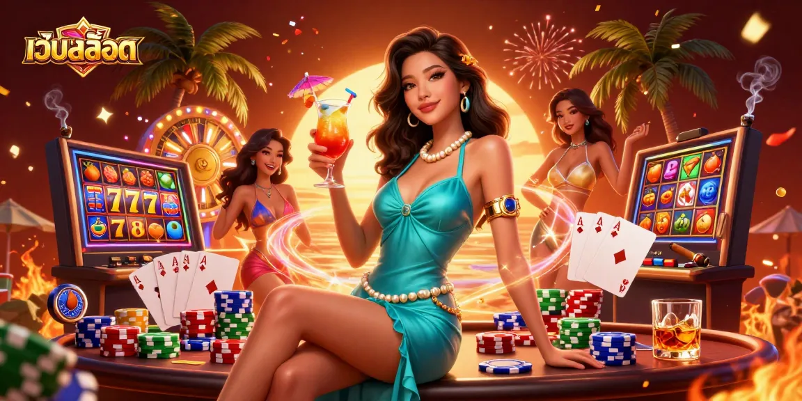 Spin the reels at เว็บสล็อต for thrilling jackpots and bonus rounds, enjoy the vibrant casino atmosphere.