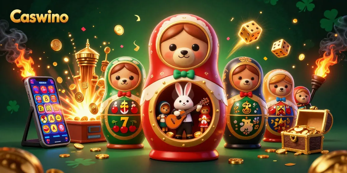 Experience big wins at Caswino Casino with exciting 3D slot machines and cheerful characters.