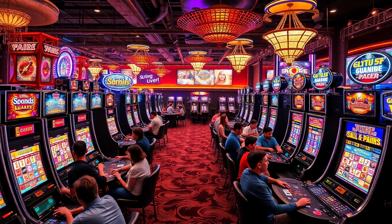 Energizing casino ambiance showcasing y3娱乐 games, inviting excitement and engagement.