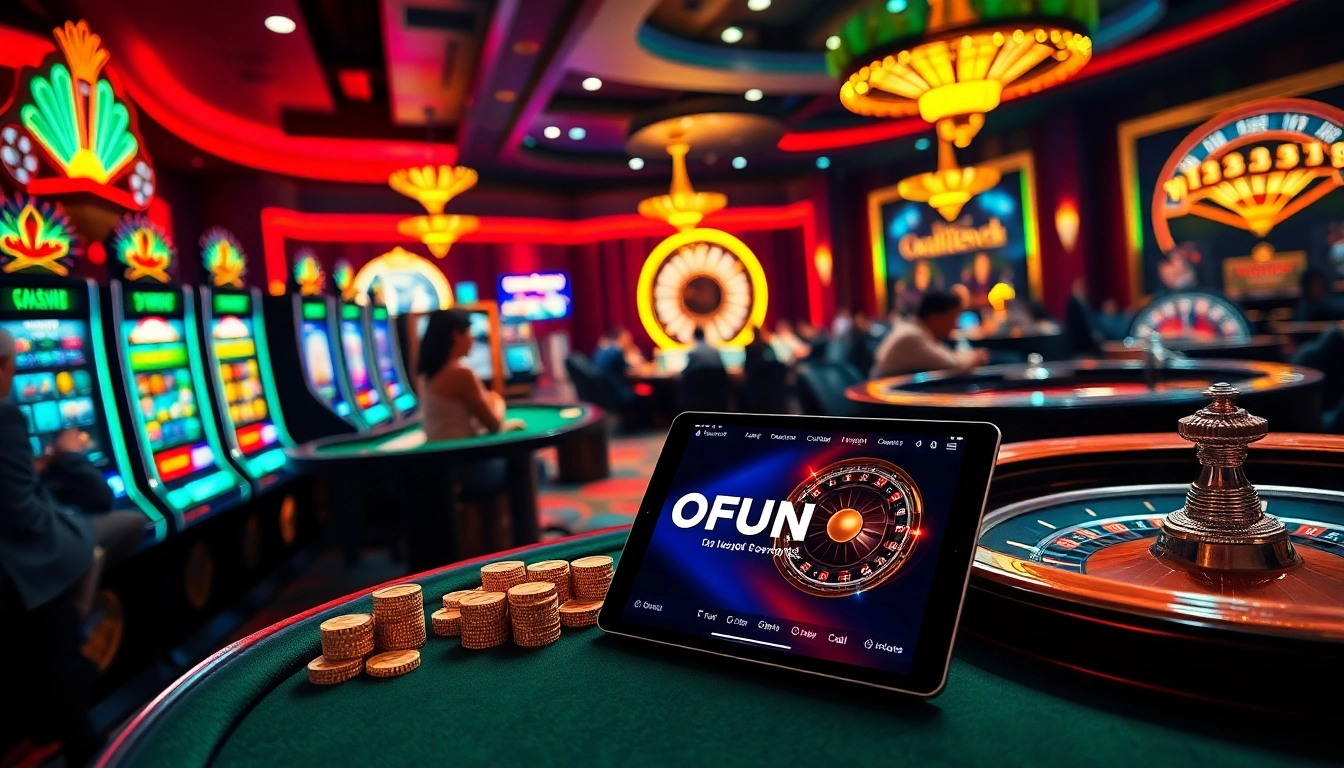 Experience the excitement of casino gaming at OKFUN with visually stunning slots and engaging tables.