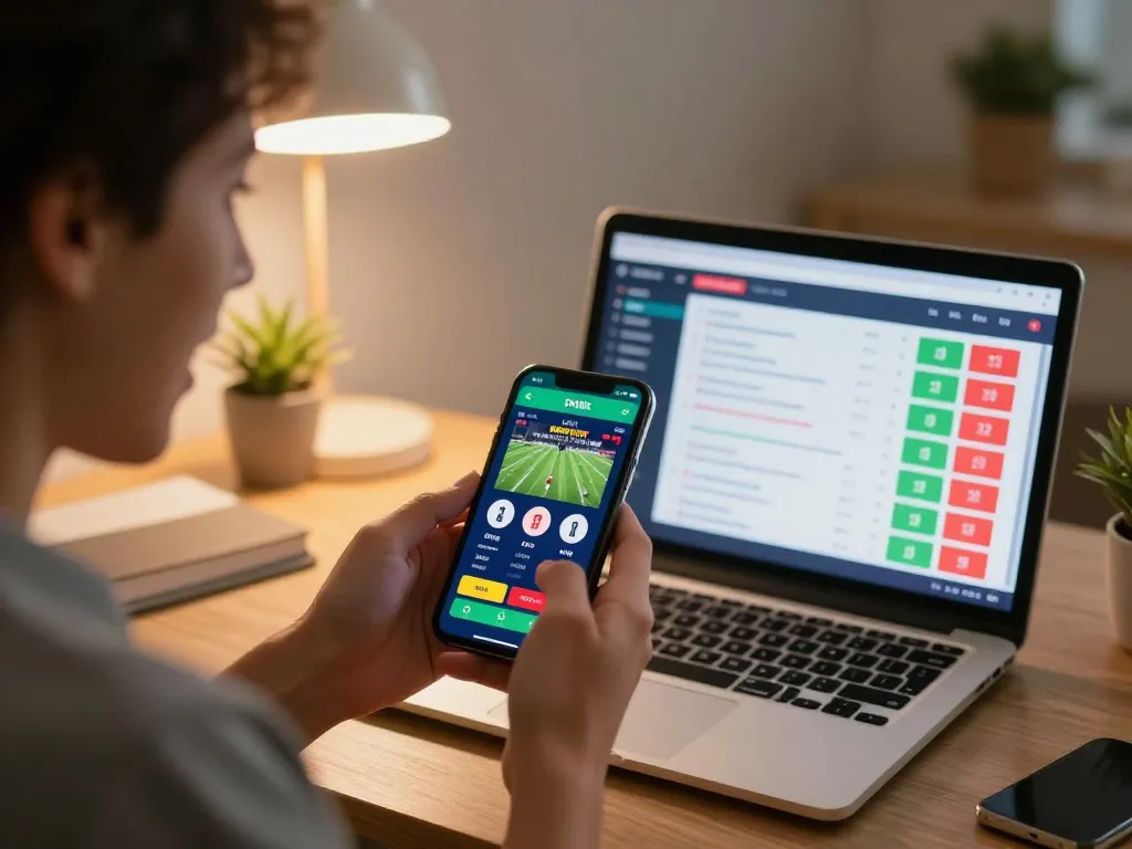 W88 sports betting app engaging user with live action updates and betting options