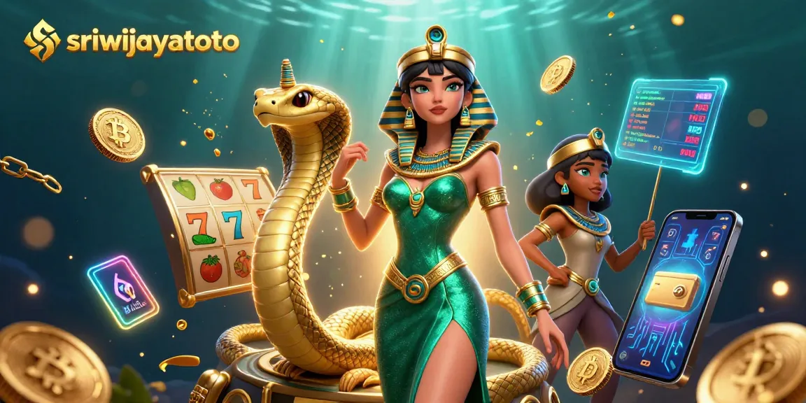 Engage with Sriwijayatoto’s vibrant gambling adventure filled with illuminating slot machines and crypto coins.