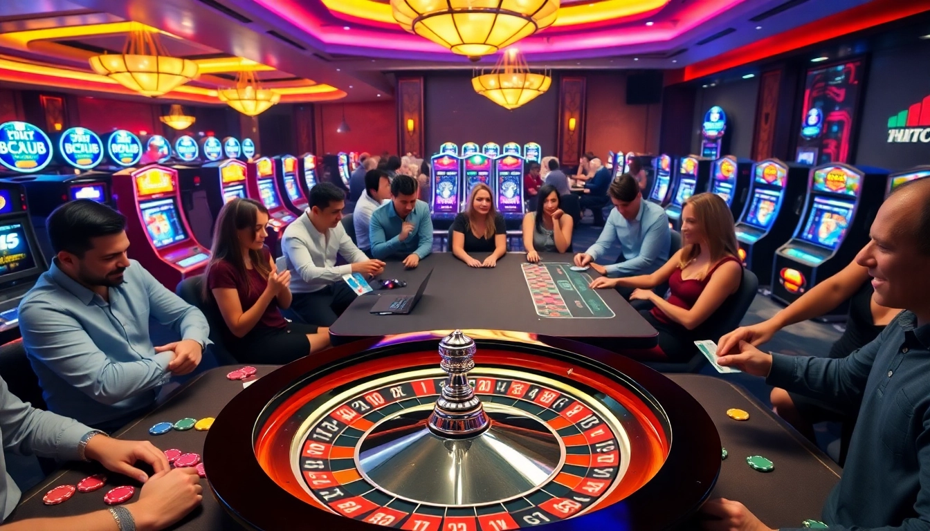 Experience the excitement of HITCLUB with vibrant casino gameplay, poker tables, and dynamic roulette.