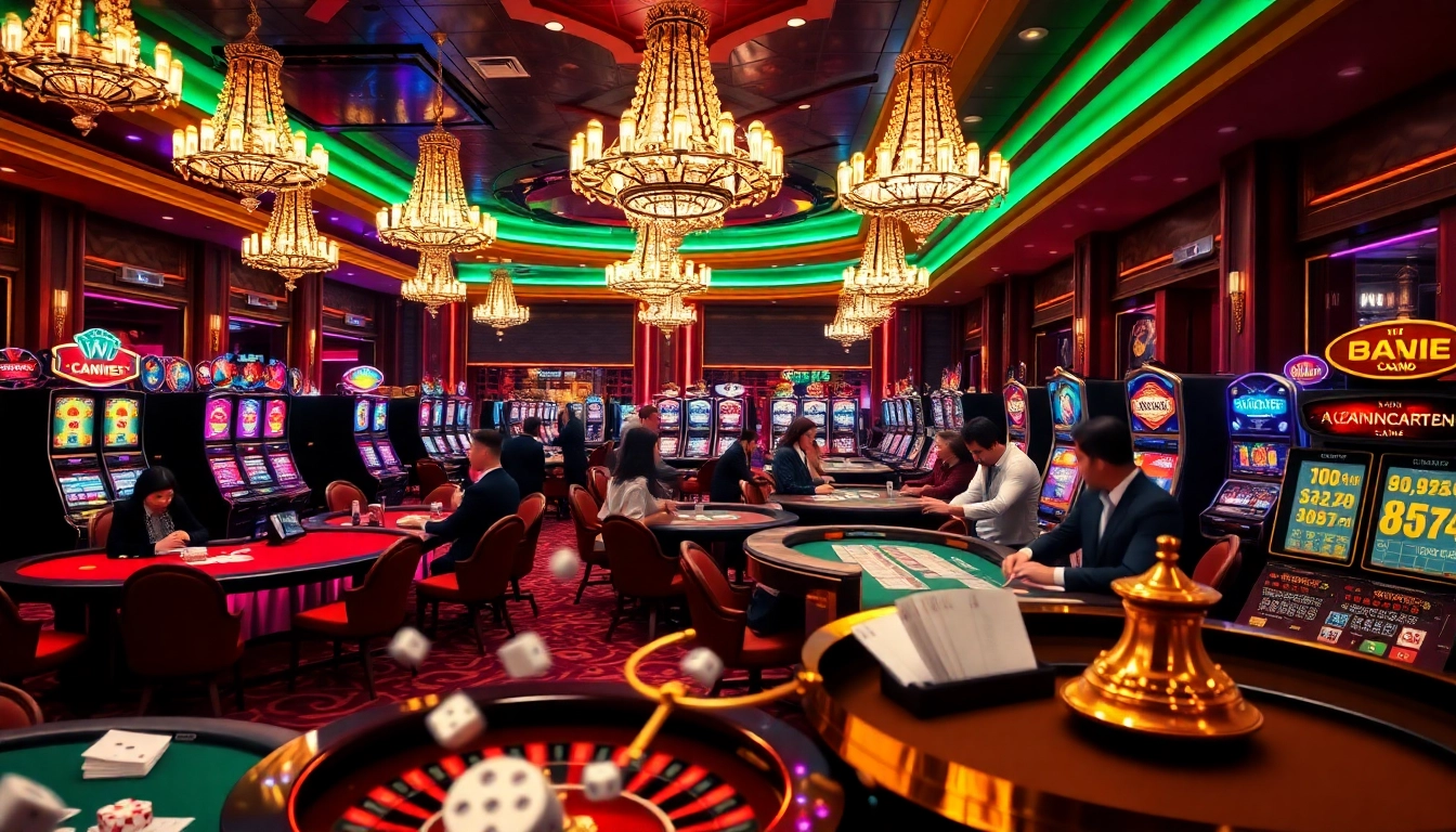 Experience thrilling gameplay with 88aa at dynamic casino tables featuring excited players.