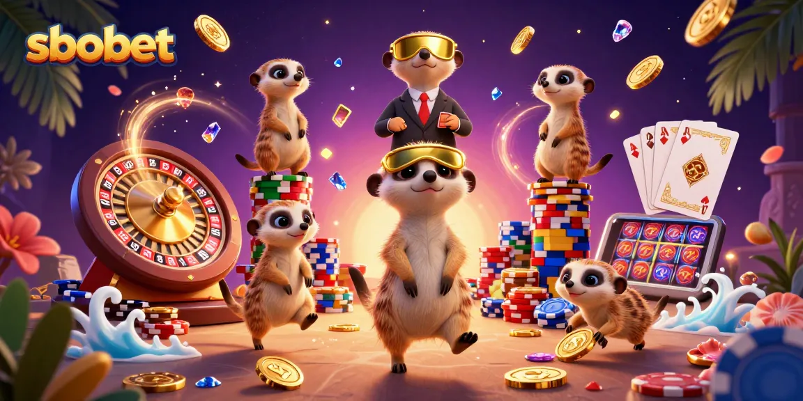 Experience sbobet as meerkats operate a vibrant casino with dynamic games and thrilling payouts.