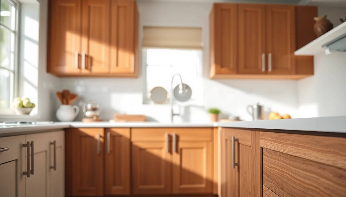 Cabinet Refacing Saint Petersburg FL - Modern kitchen with newly refaced cabinets.
