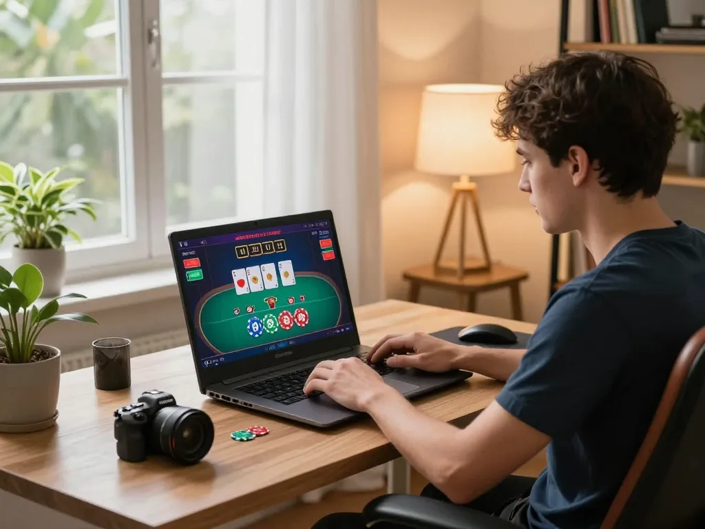 Engage with live dealer games at God55 while enjoying a comfortable gaming setup at home.