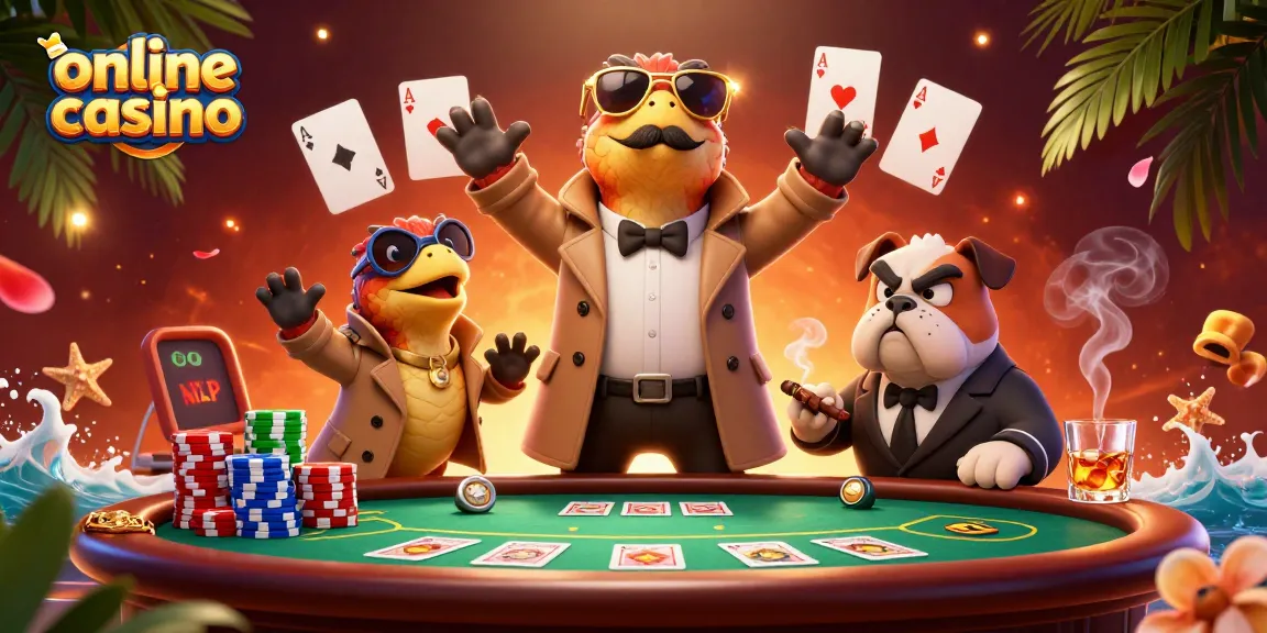 Engaging scene of three raptors as an online casino themed trio trying to enter a VIP lounge.