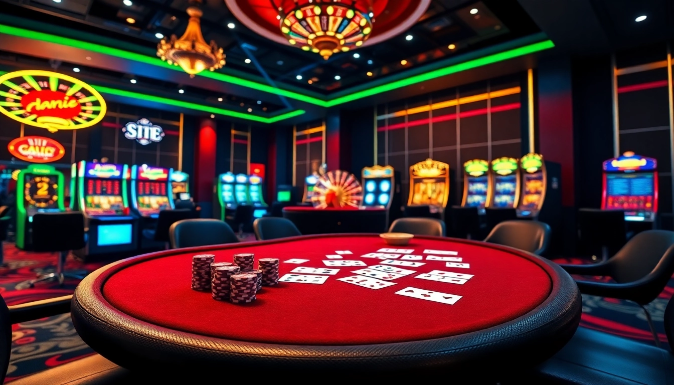 Exciting casino environment showcasing competitive poker and roulette gameplay at nhacaiuytinvn.us.com.