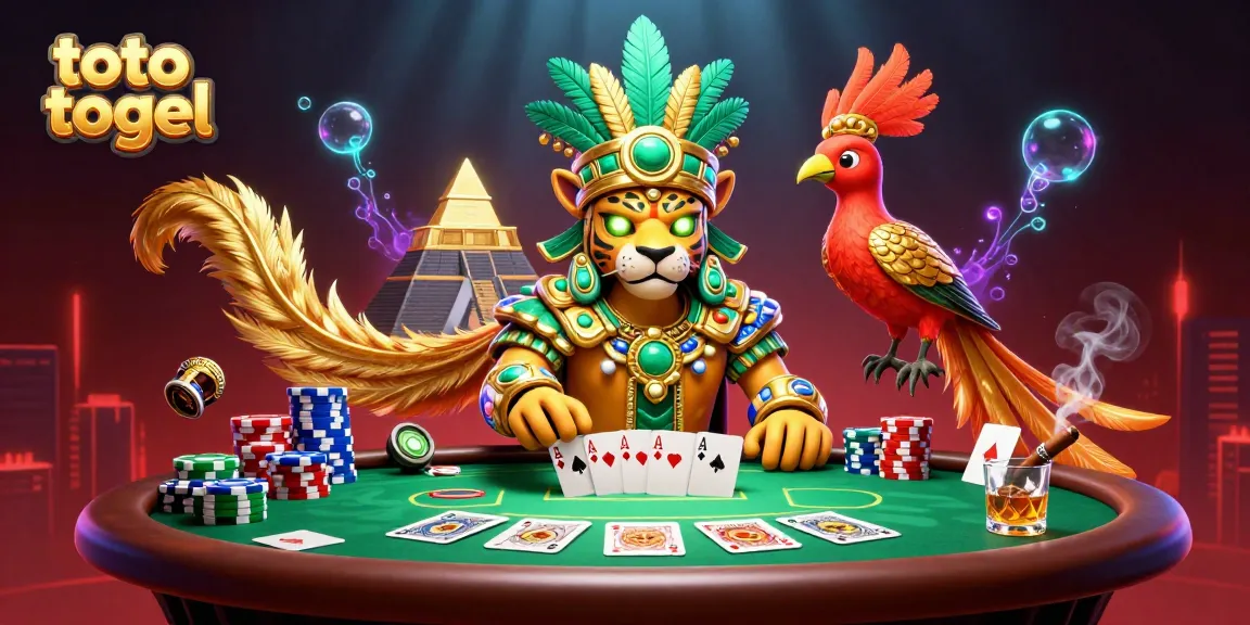 Experience thrilling toto togel action amidst vibrant casino elements and energetic designs.
