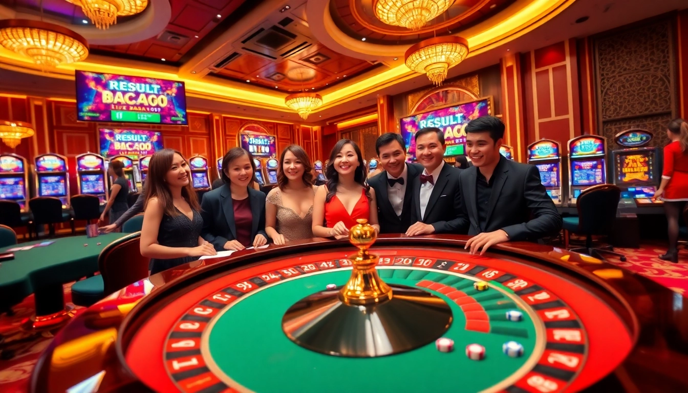 Experience live results of Result Macau with thrilling casino elements and vibrant players.