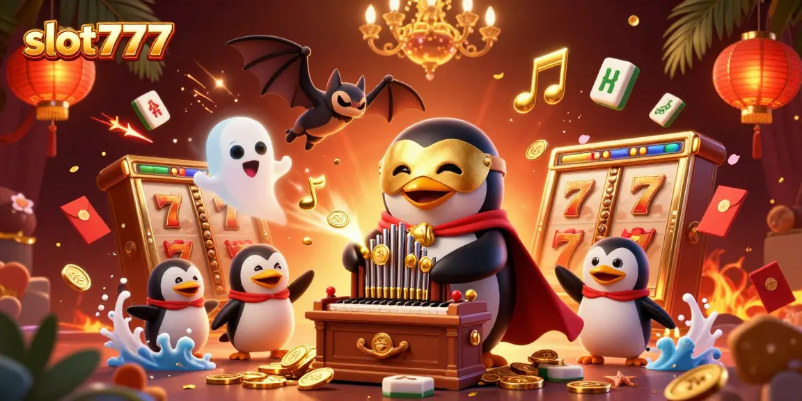Experience the thrill of slot777 with vibrant 3D casino illustrations showcasing winning elements and excitement.