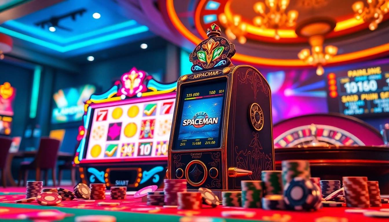 Engage with RAJAGACOR's Spaceman Slot machine for an exciting gaming experience.