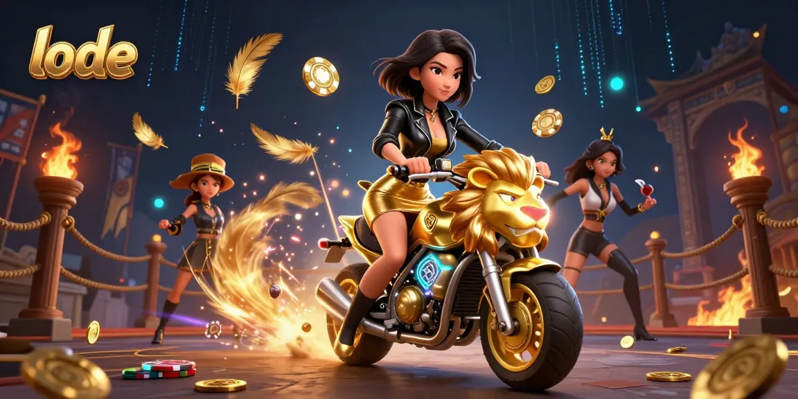Experience the excitement of lode with unique betting strategies and glamorous casino illustration.