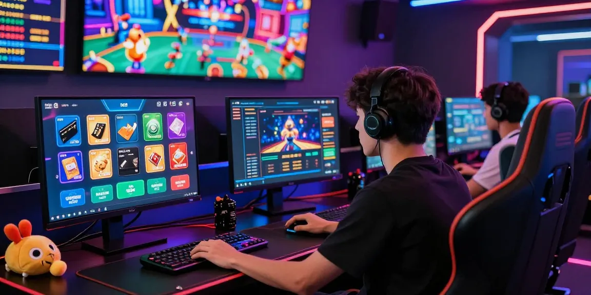 Immersive online gambling experience at casinos that accept credit cards, showcasing vibrant gaming interfaces and dynamic atmosphere.