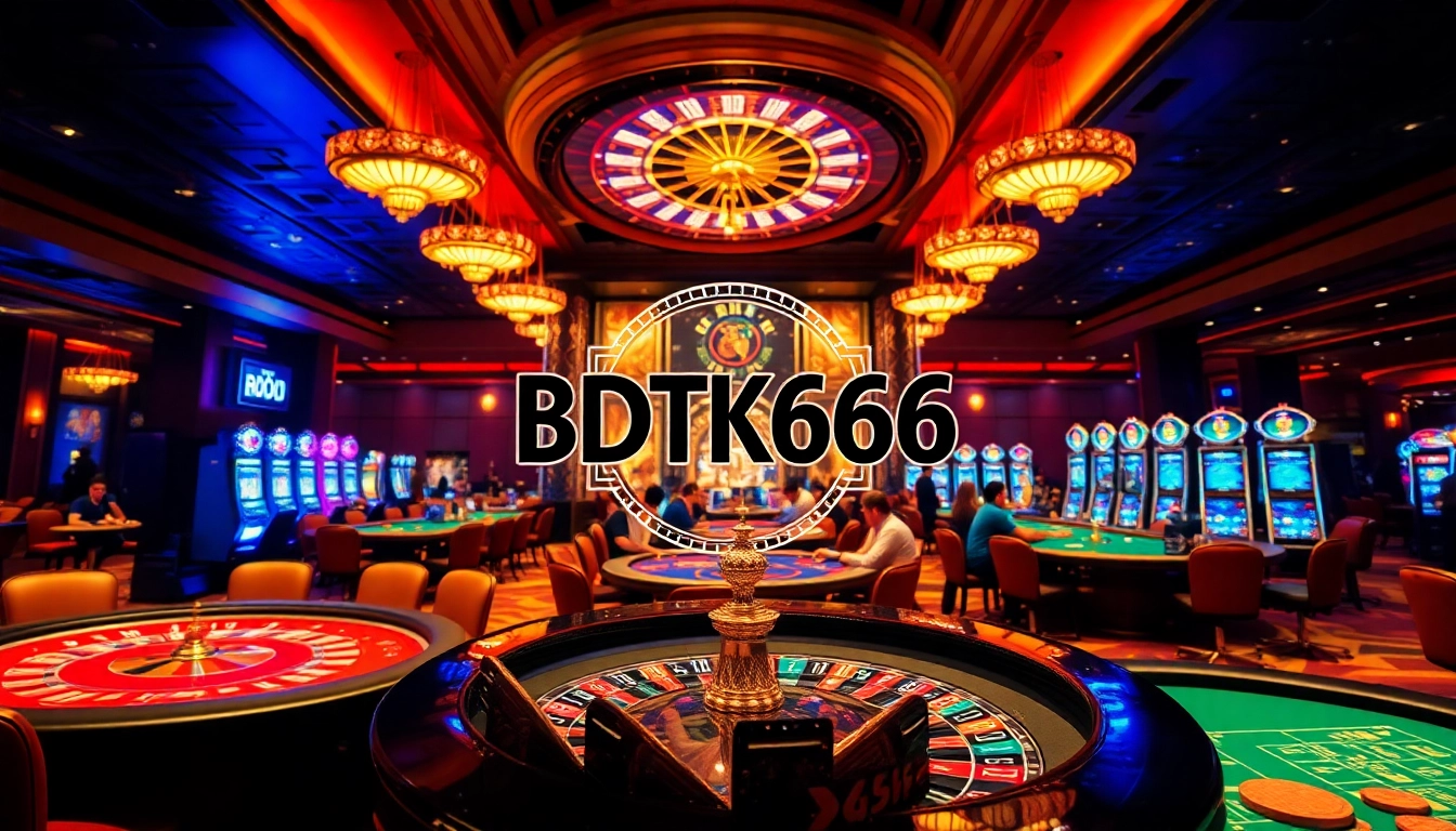 Experience the thrilling action at BDTK66's luxurious casino with exciting gaming options.