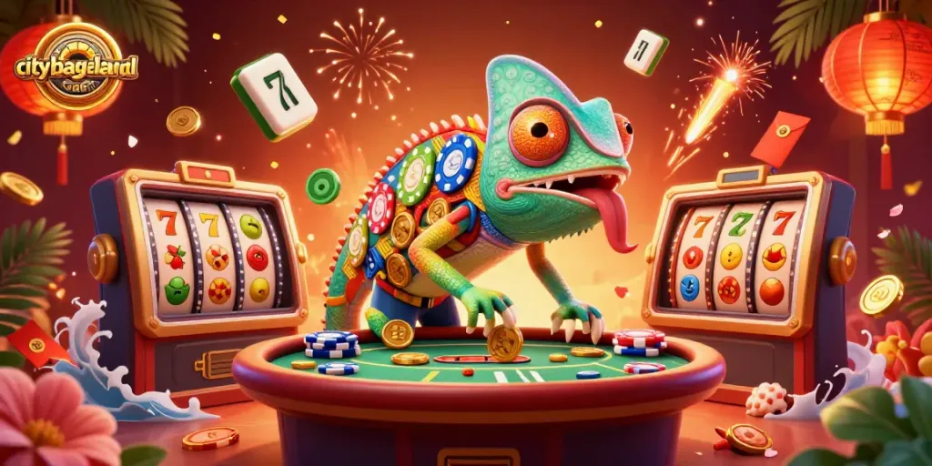 citybagelandcafe nikmati keseruan permainan slot dengan simbol jackpot dalam ilustrasi kasino 3D yang kaya