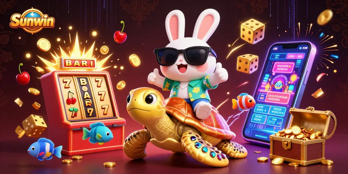 Experience immersive gaming at Sunwin with vibrant visuals and thrilling casino elements.