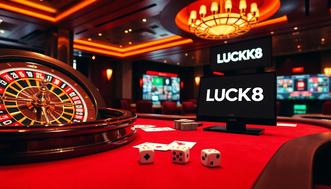 Experience the excitement at LUCK8 with vibrant tables and engaging casino games.