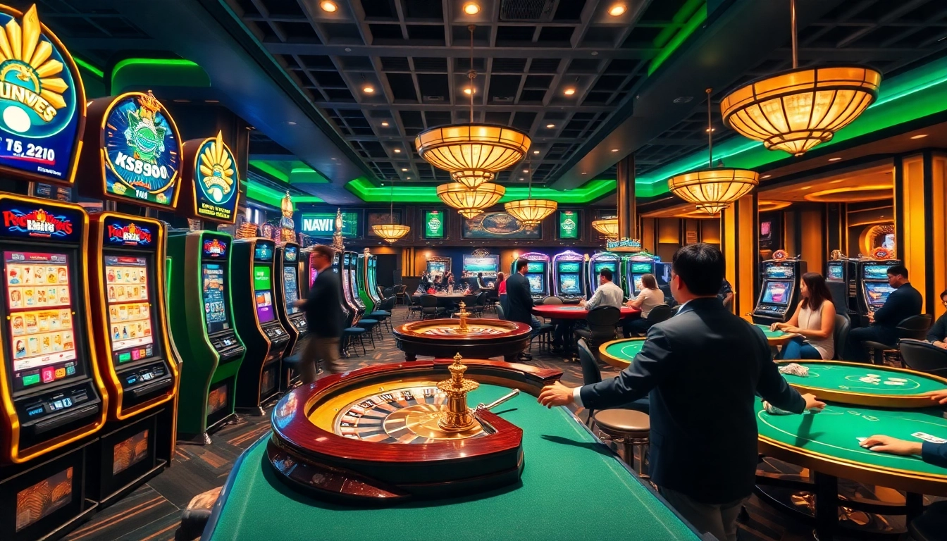 Players enjoy an exciting gaming experience at jun888, featuring lively casino tables and exciting visuals.