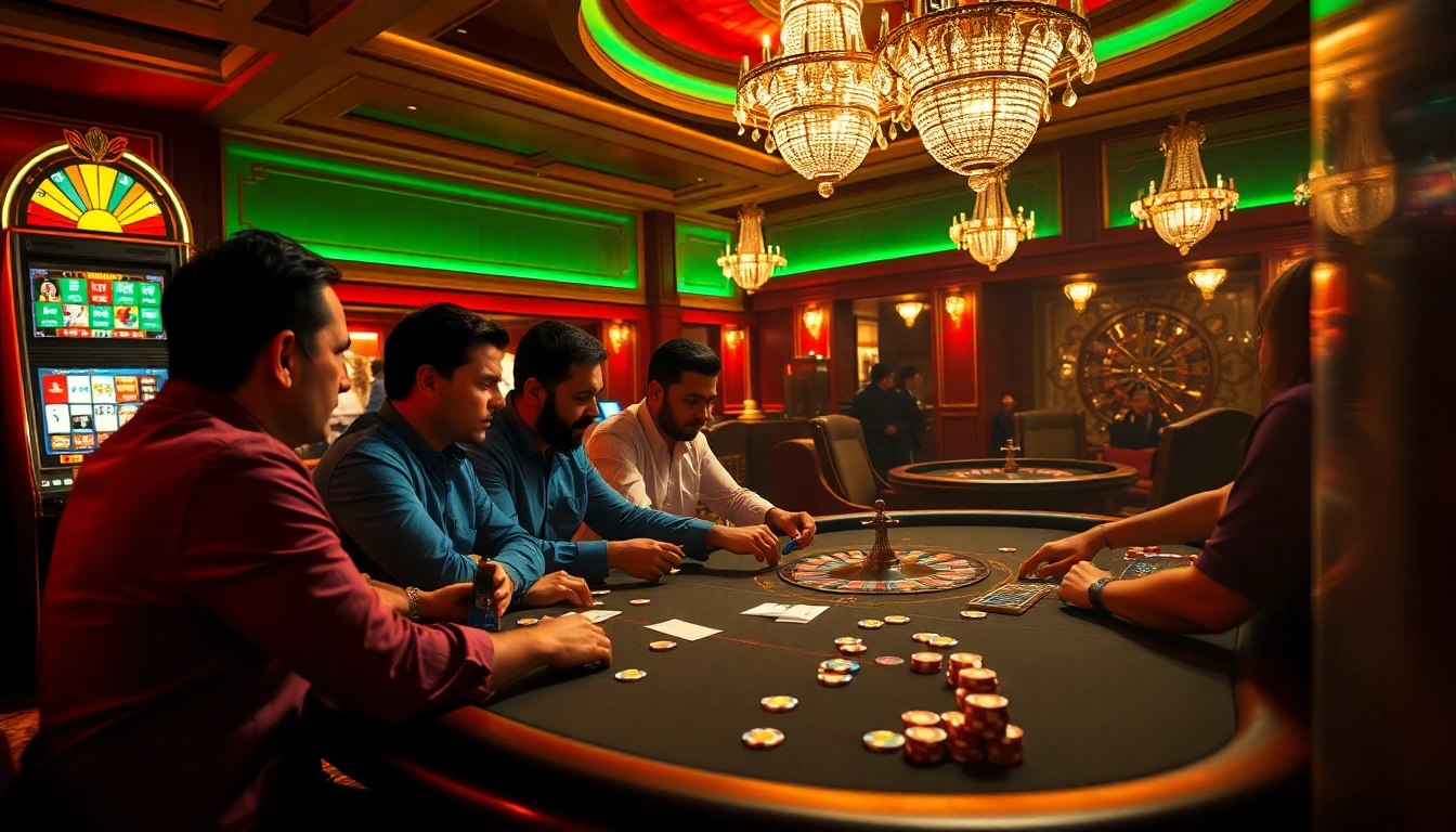 Gamblers strategize at a high-stakes poker table, linked to the hidden wiki.
