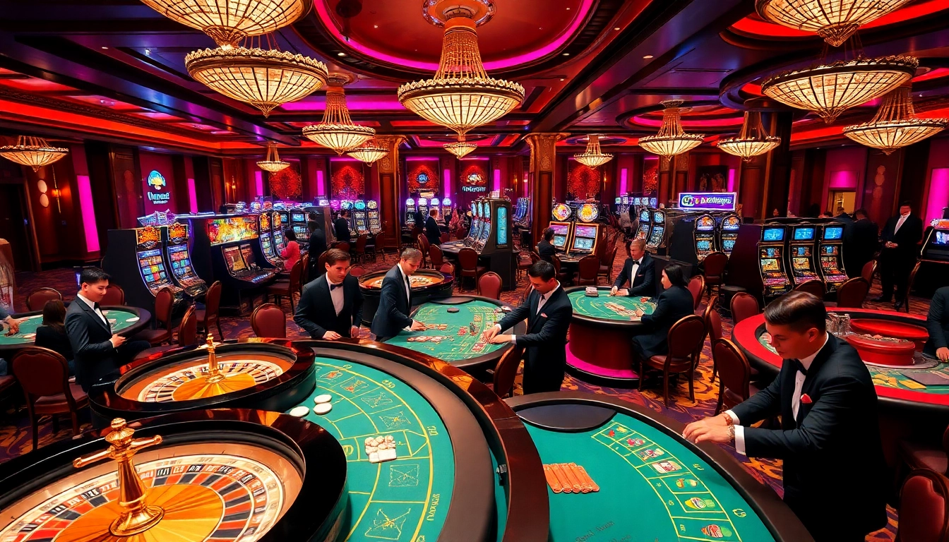 Experience the excitement of jun888 with thrilling casino action and vibrant game tables.