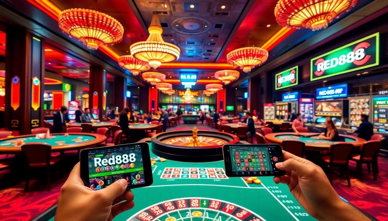 Experience the thrill of betting at https://red88.spot/ with vibrant casino visuals and exciting gameplay.
